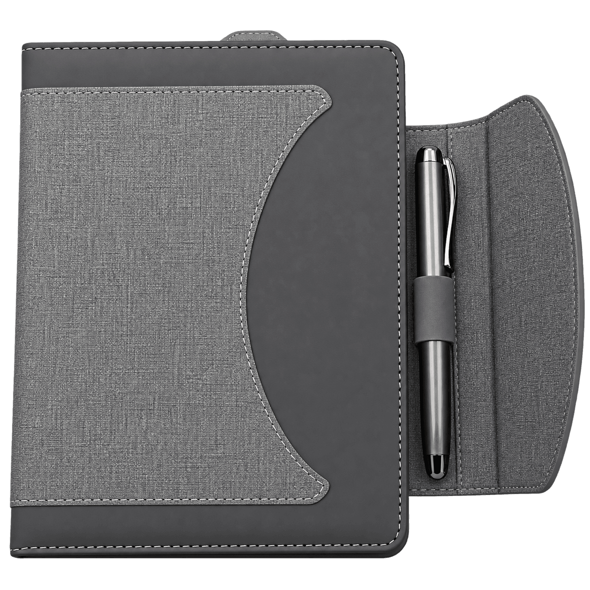 Grey Folio & Notebook Set