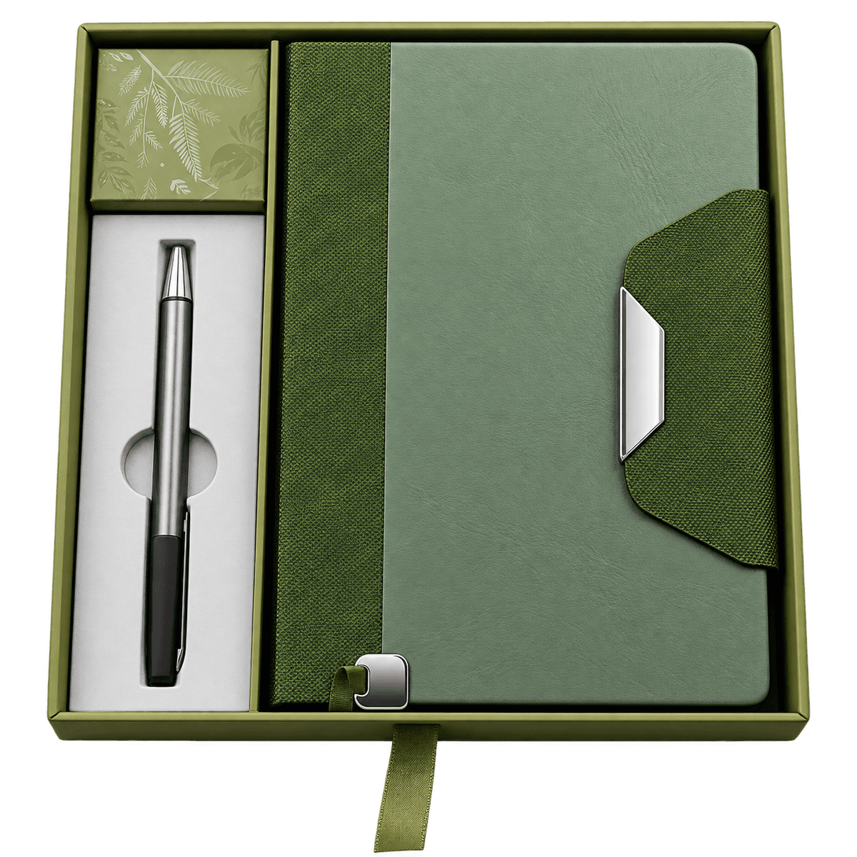 Green Eco Notebook Gift Set