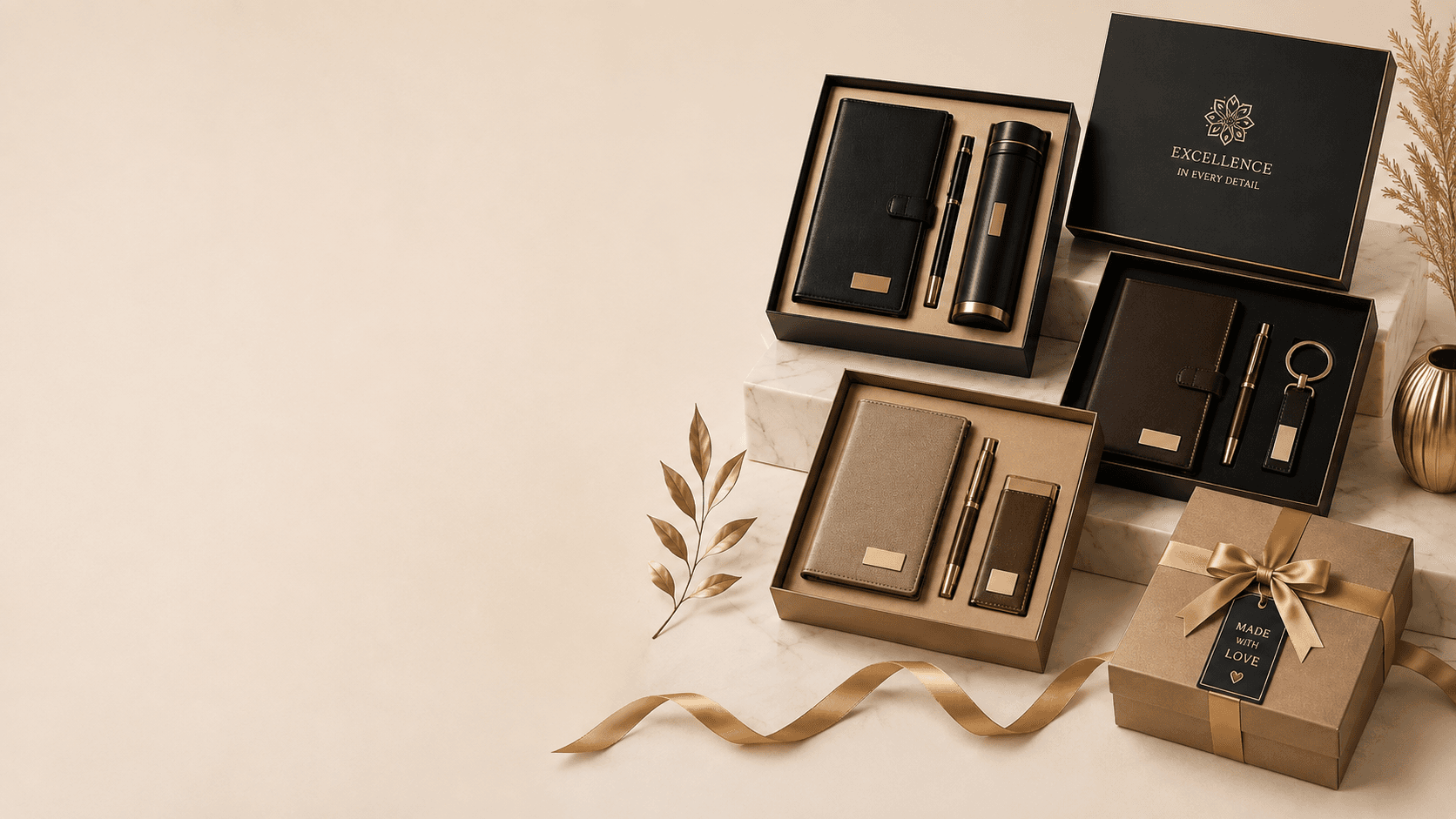 Custom branded corporate gift boxes